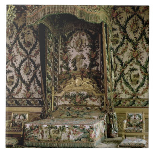 Das königliche Bett, vermutlich des 18. Fliese