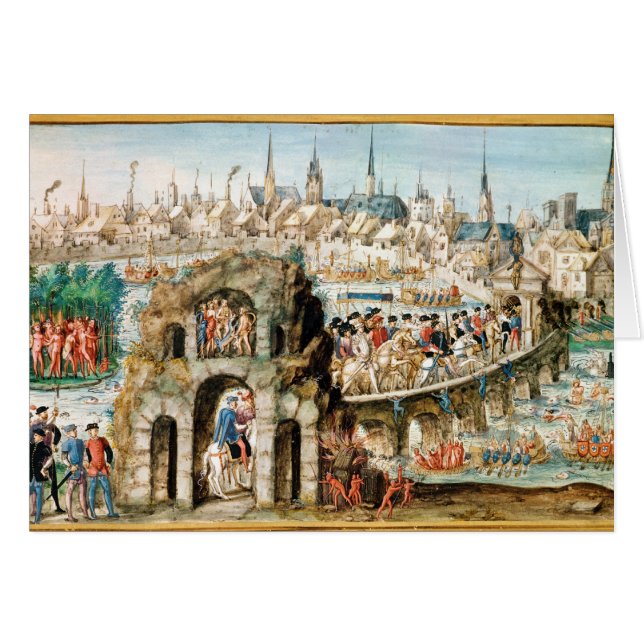 Das königliche Eintritts-Festival von Henri II in (Vorderseite (Horizontal))