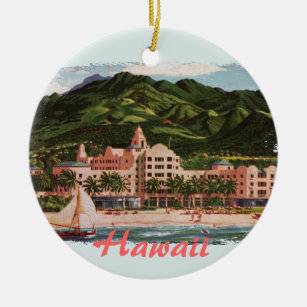 Das königliche hawaiische Hotel Keramikornament