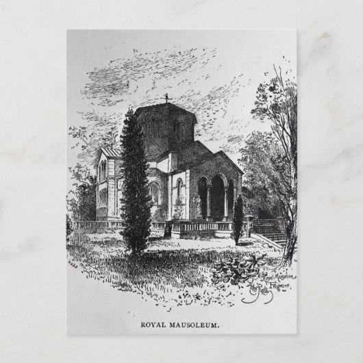 Das Königliche Mausoleum, Frogmore Postkarte (Vorderseite)