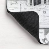 Das königliche Observatorium in Paris, 1741 Mousepad (Ecke)