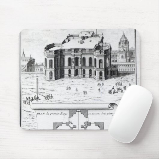 Das königliche Observatorium in Paris, 1741 Mousepad (Mit Mouse)