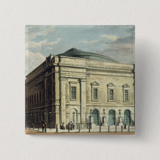 Das königliche Theater, Drury Weg, in London, Button (Vorderseite)