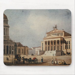Das königliche Theater und die neue Kirche, 1833 Mousepad