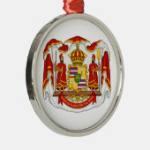 Das königliche Wappen des Königreiches von Hawaii Ornament Aus Metall (Rechts)