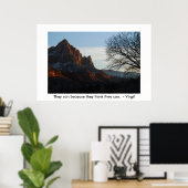 Das können sie, weil sie denken, poster (Heimbüro)