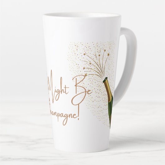 Das könnte Champagner Porzellan Latte Tasse sein (Rechte Ecke)