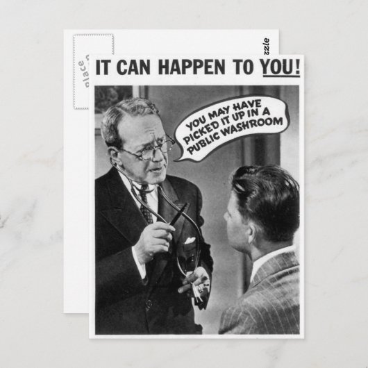 Das könnte dir passieren! postkarte (Vorne/Hinten)