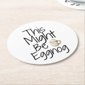 Das könnte ein tolles Urlaubsdesign sein Runder Pappuntersetzer (Angewinkelt)