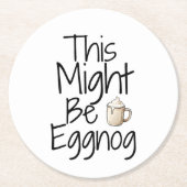 Das könnte ein tolles Urlaubsdesign sein Runder Pappuntersetzer (Vorderseite)