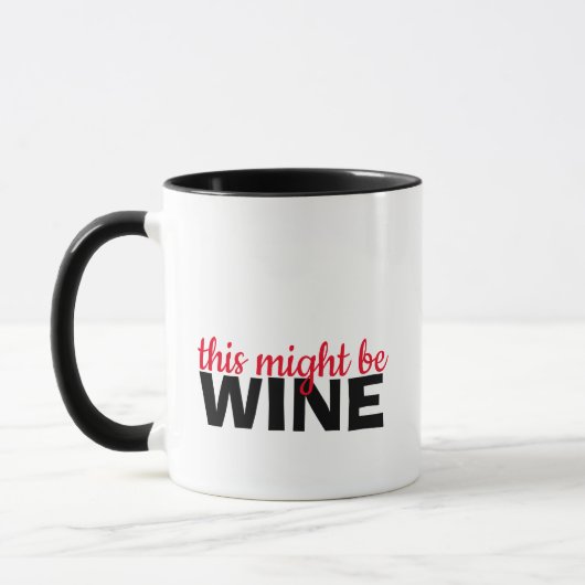 Das könnte ein weinschwarzes tasse (Links)