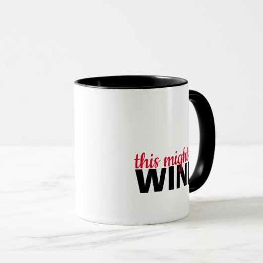 Das könnte ein weinschwarzes tasse (VorderseiteRechts)