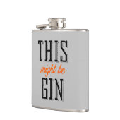 Das könnte Gin sein Flachmann (Links)