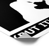 Das könnte uns lustige Jagd Poster Blase (Ecke)