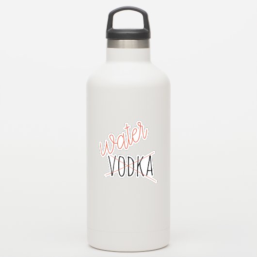 Das könnte Vodka Water Flasche Funny Aufkleber (Wassserflasche)