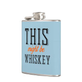 Das könnte Whiskey sein Flachmann (Links)