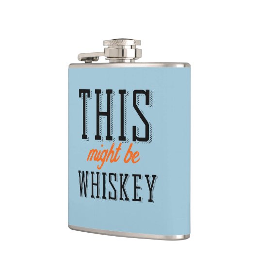 Das könnte Whiskey sein Flachmann (Links)