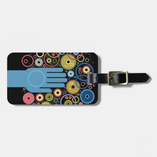 Das Konzept der Bewegung Gepäckanhänger (Vorderseite horizontal)