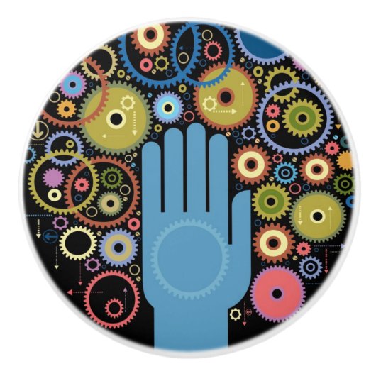 Das Konzept der Bewegung Keramikknauf (Vorderseite)