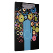 Das Konzept der Bewegung Klemmbrett (Rechts)