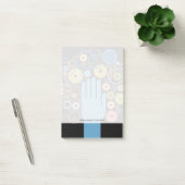 Das Konzept der Bewegung Post-it Klebezettel (Büro)