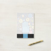 Das Konzept der Bewegung Post-it Klebezettel (Auf Schreibtisch)