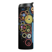 Das Konzept der Bewegung Thermosbecher (Nach links gedreht)