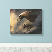 Das Konzept der Großen Adler Leinwanddruck (Insitu (Holzboden))