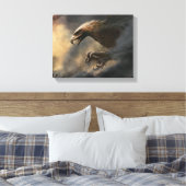 Das Konzept der Großen Adler Leinwanddruck (Insitu (Schlafzimmer))