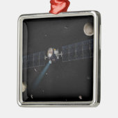 Das Konzept der Raumsonde der Morgendämmerung Ornament Aus Metall (Links)