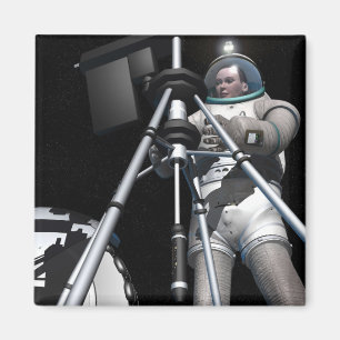 Das Konzept des Künstlers der zukünftigen Magnet