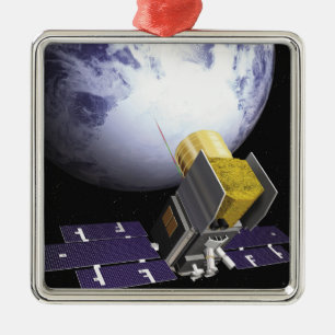 Das Konzept des Künstlers des Eises, Wolke Silbernes Ornament