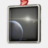 Das Konzept des Künstlers einer sternförmigen Gurt Silbernes Ornament (Links)