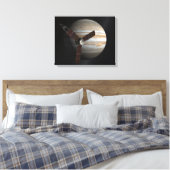 Das Konzept des Künstlers für das Juno-Raumfahrzeu Leinwanddruck (Insitu (Schlafzimmer))