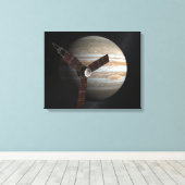 Das Konzept des Künstlers für das Juno-Raumfahrzeu Leinwanddruck (Insitu (Holzboden))