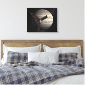 Das Konzept des Künstlers für das Juno-Raumfahrzeu Leinwanddruck (Insitu (Schlafzimmer))