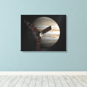 Das Konzept des Künstlers für das Juno-Raumfahrzeu Leinwanddruck (Insitu (Holzboden))