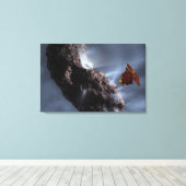 Das Konzept des Künstlers für die Begegnung mit De Leinwanddruck (Insitu (Holzboden))