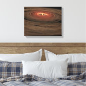 Das Konzept des Künstlers Mini-Sonnensystem in der Leinwanddruck (Insitu (Schlafzimmer))