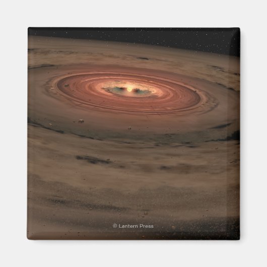 Das Konzept des Künstlers Mini-Sonnensystem in der Magnet (Vorne)