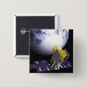 Das Konzept des Künstlers von Eis, Cloud Button (Vorne & Hinten)