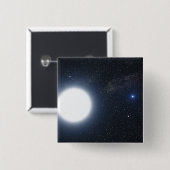 Das Konzept des Künstlers zeigt das binäre Sternsy Button (Vorne & Hinten)