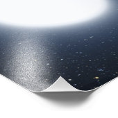 Das Konzept des Künstlers zeigt das binäre Sternsy Fotodruck (Ecke)