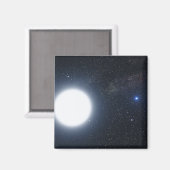 Das Konzept des Künstlers zeigt das binäre Sternsy Magnet (Vorderseite/Rückseite)