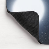 Das Konzept des Künstlers zeigt das binäre Sternsy Mousepad (Ecke)