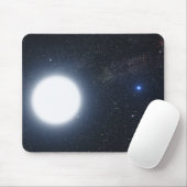 Das Konzept des Künstlers zeigt das binäre Sternsy Mousepad (Mit Mouse)