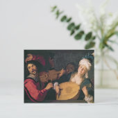 Das Konzert 2 Postkarte (Stehend Vorderseite)