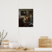 Das Konzert (c.1664) — Vermeer Poster (Küche)