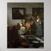 Das Konzert (c.1664) — Vermeer Poster (Vorne)