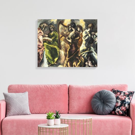 Das Konzert der Engel | El Greco | Leinwanddruck (Insitu (Wohnzimmer))